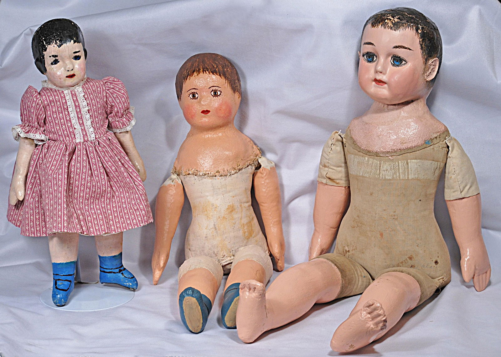 THREE REPAINTED ALABAMA DOLLS (1 of 1)
