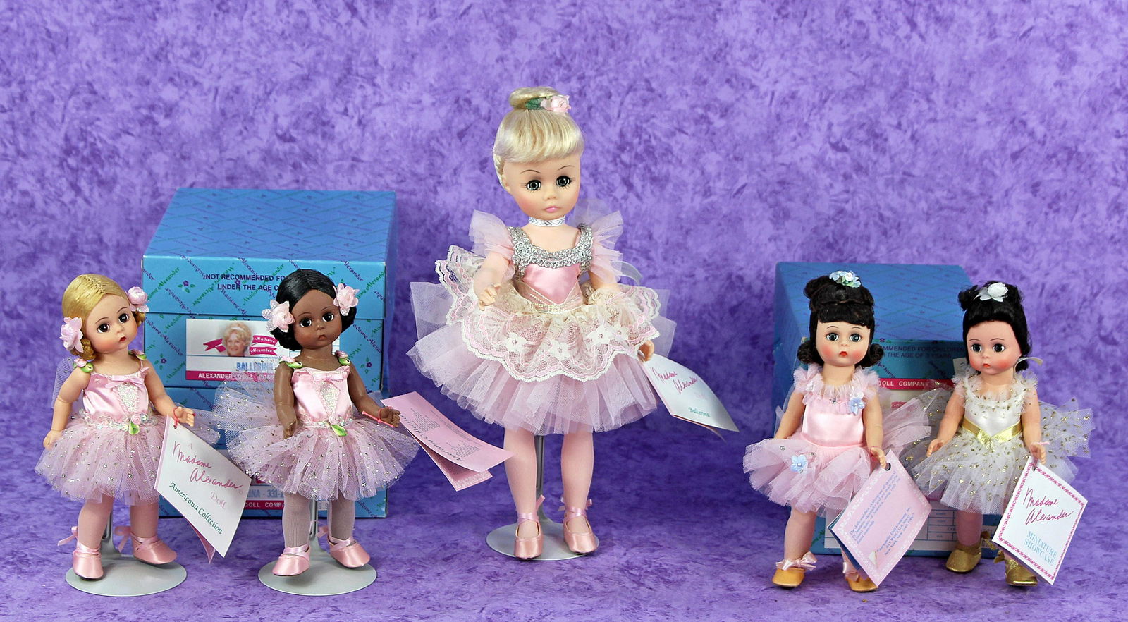 FIVE ALEXANDER BALLERINA DOLLS (1 of 1)