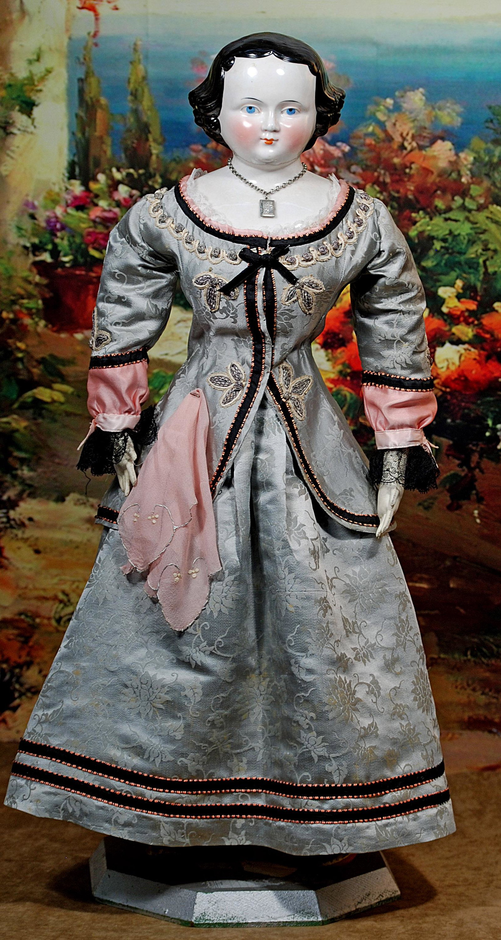 GERMAN CIRCA 1870'S CHINA LADY (1 of 2)