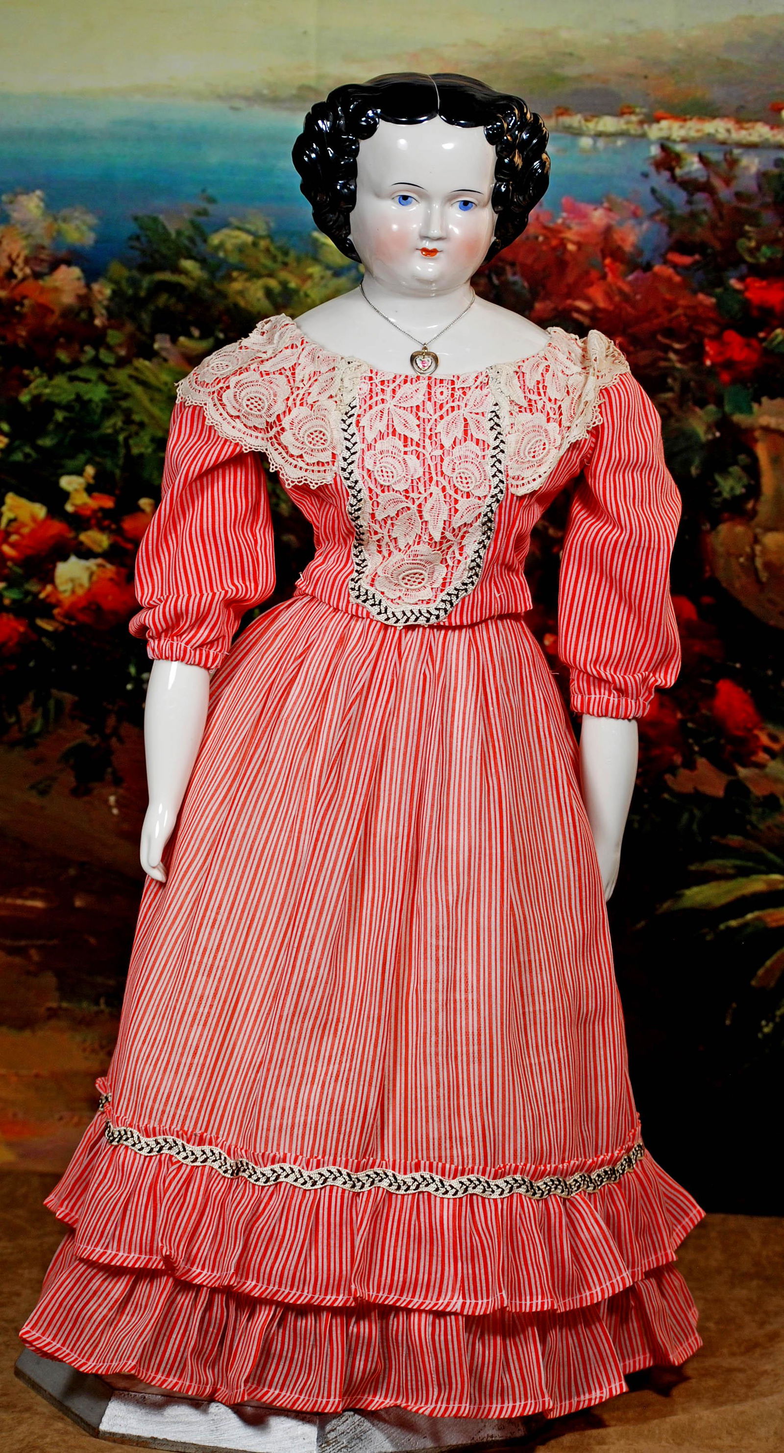 LARGE GERMAN CHINA LADY (1 of 2)