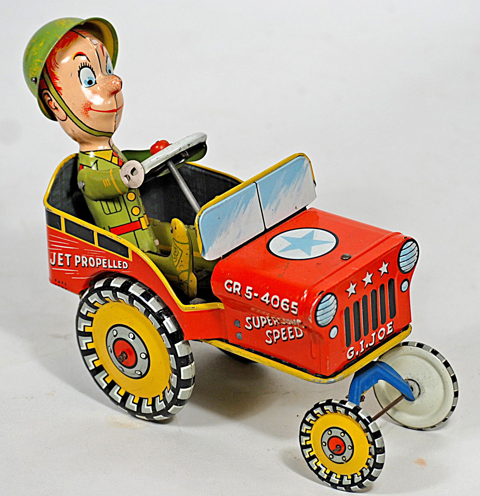 G. I. JOE AND HIS JOUNCING JEEP TOY BY UNIQUE ART CO (1 of 1)