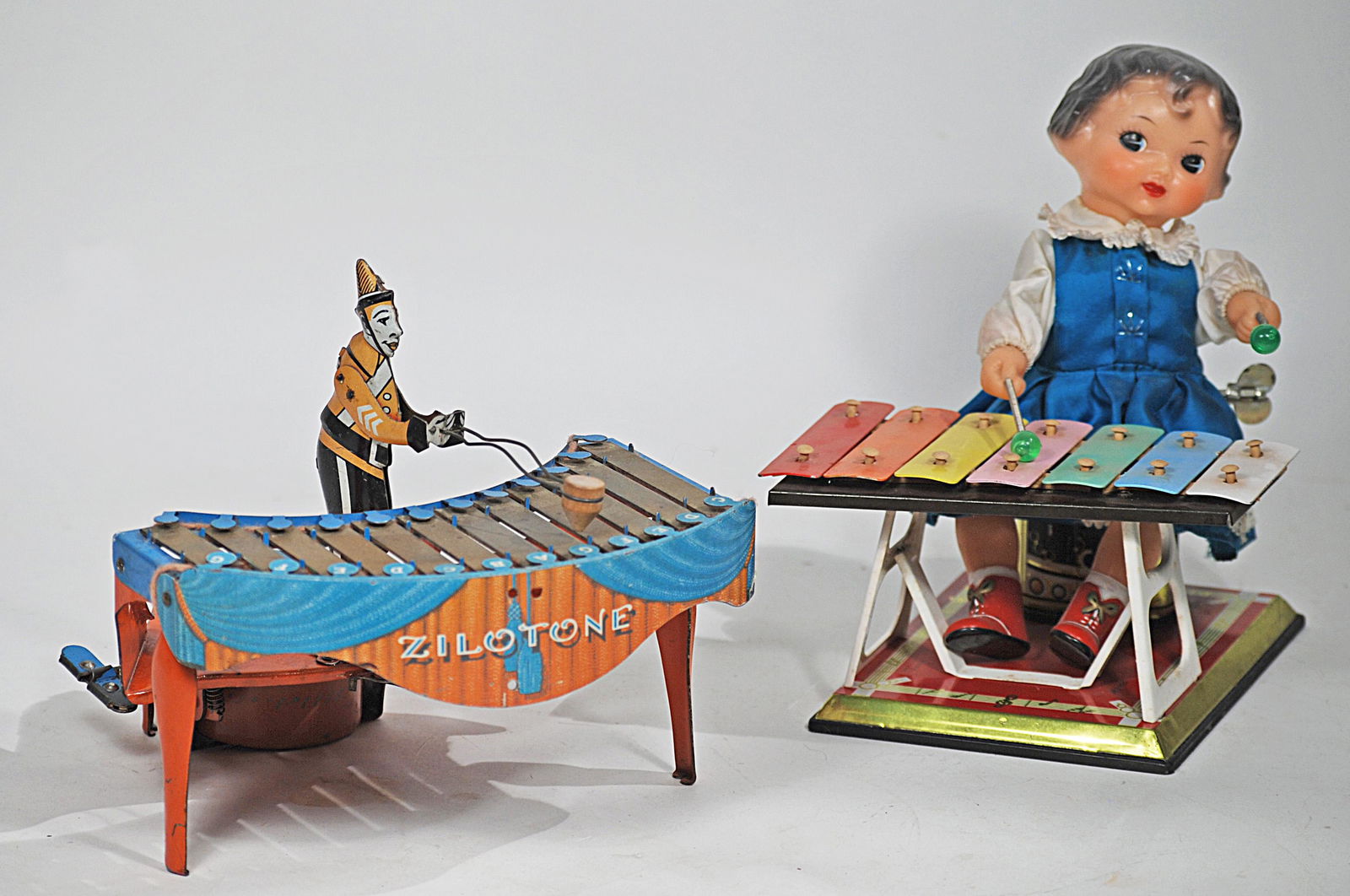 ZILOTONE ANTIQUE TIN WIND-UP TOY BY WOLVERINE & MODERN (1 of 1)