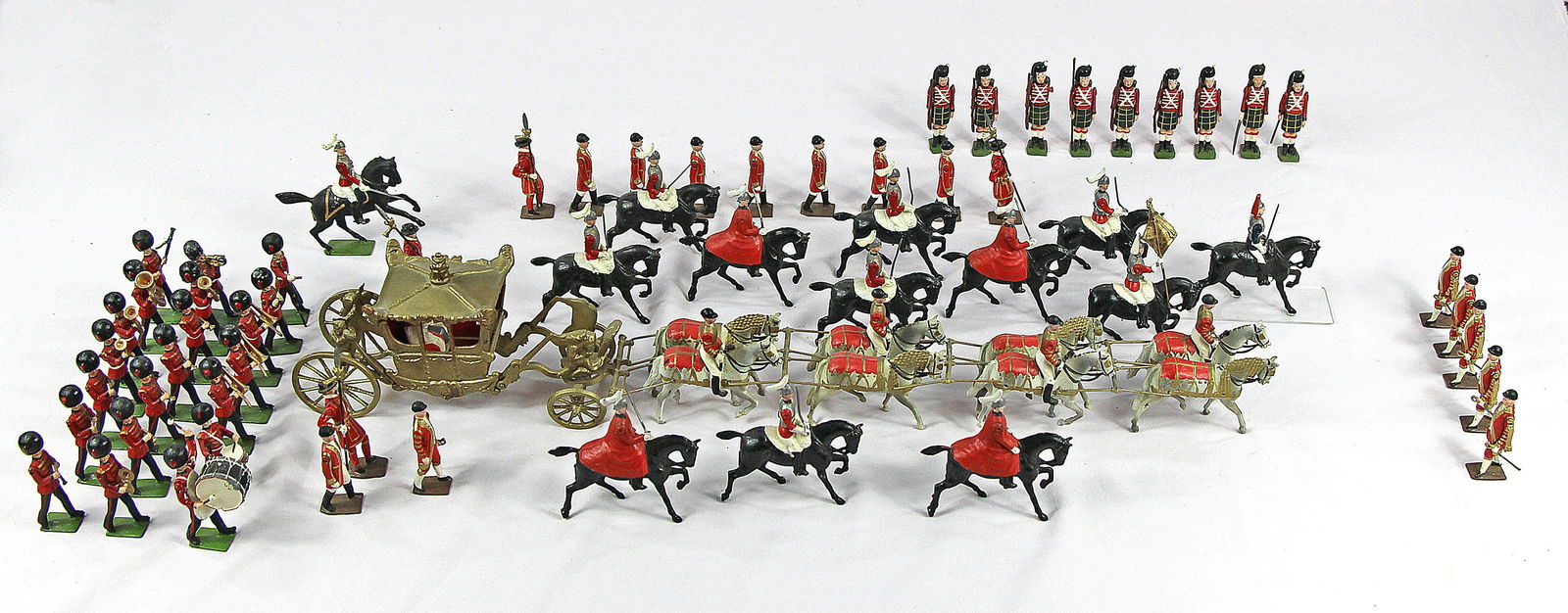QUEEN ELIZABETH 1953 CORONATION CARRIAGE SET (1 of 1)