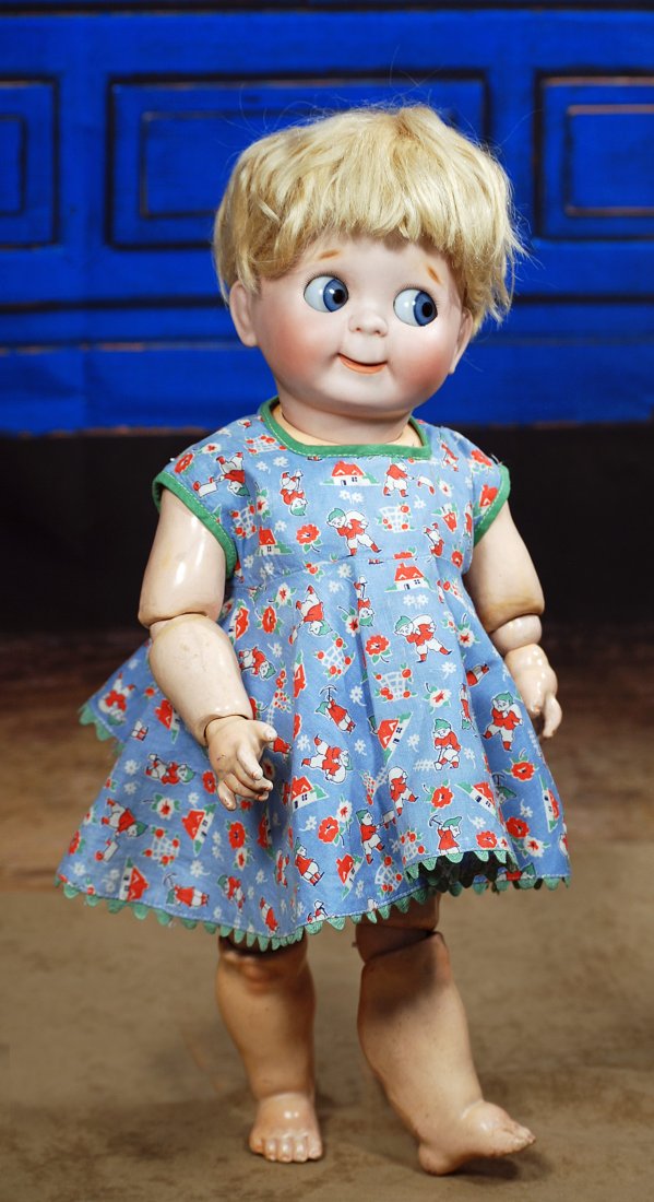 RARE, LARGEST SIZE J.D.K. 221 KESTNER GOOGLY. (1 of 2)