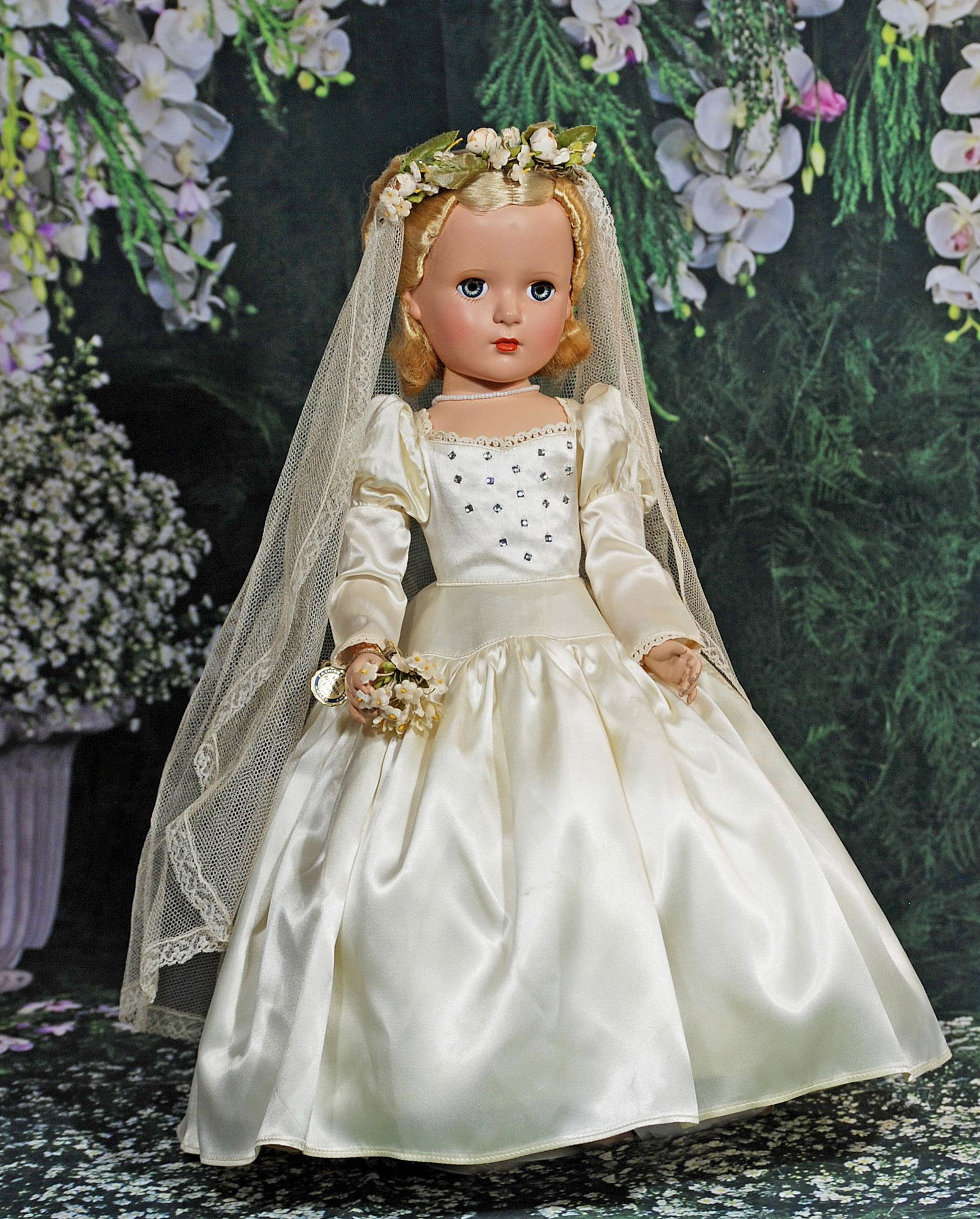 ALEXANDER LUCY BRIDE IN STUNNING SATIN GOWN (1 of 1)