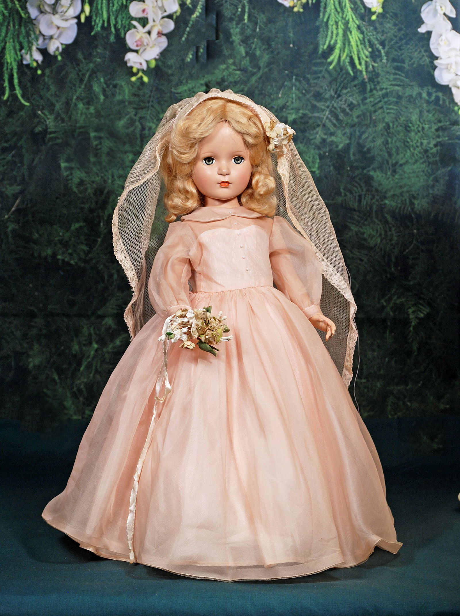 Alexander Peggy Bride In Pink Gown
