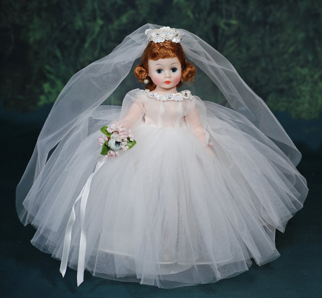 ALEXANDER CISSETTE BRIDE WITH SEQUIN CORONET, 1961 (1 of 1)