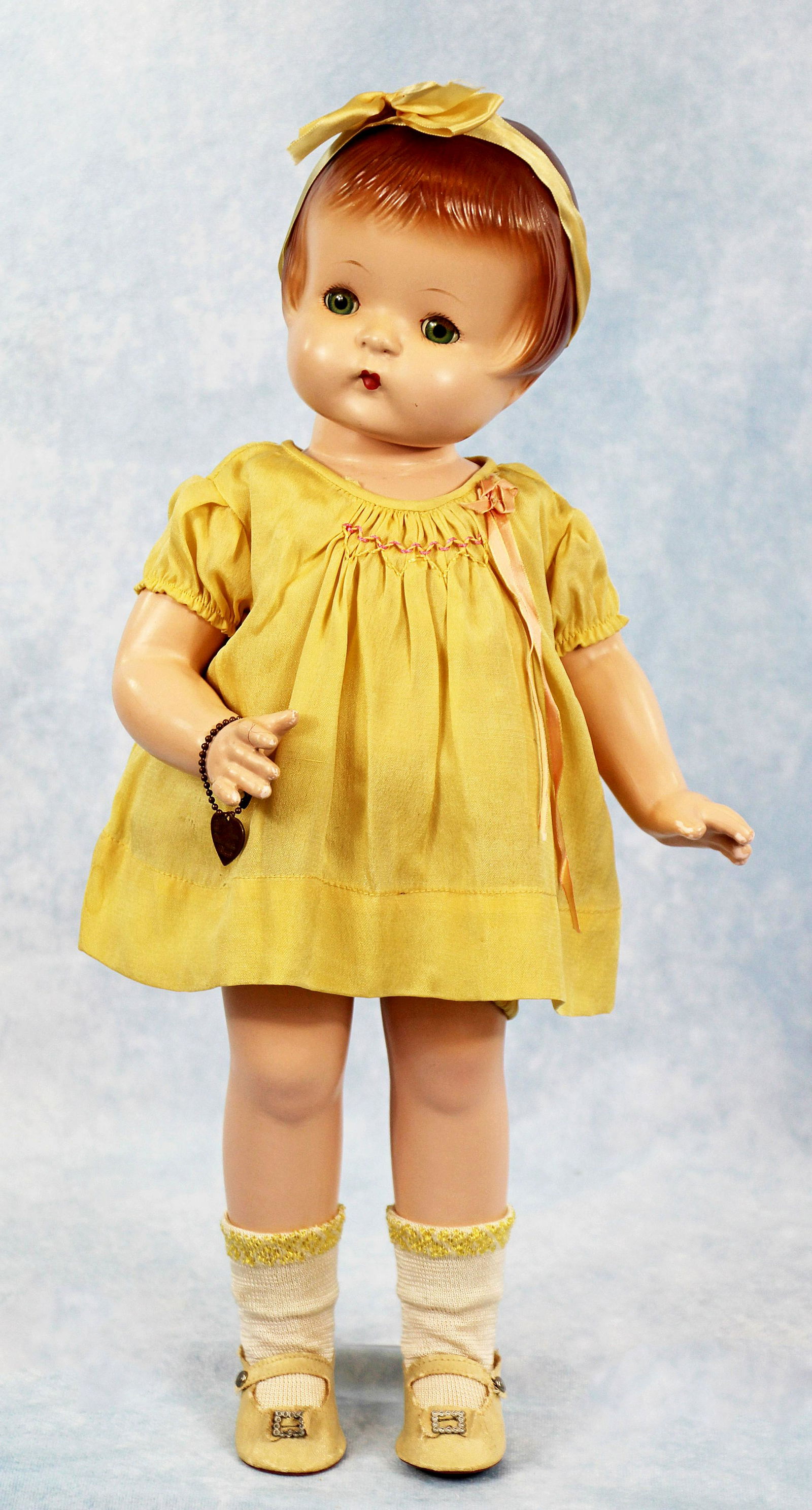 EFFANBEE ALL-ORIGINAL COMPSOITION PATSY ANN IN YELLOW (1 of 1)