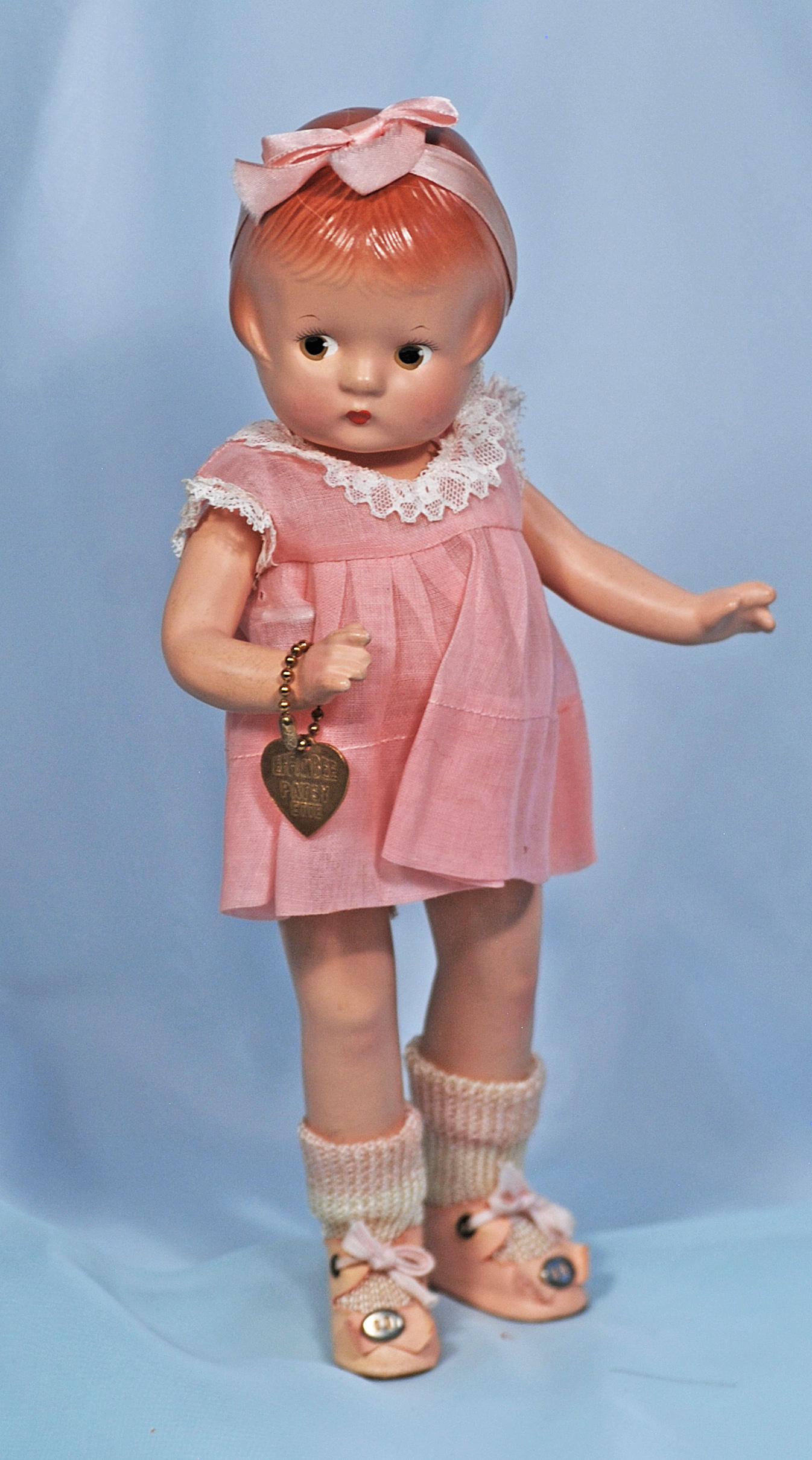 EFFANBEE COMPOSITION PATSYETTE IN PINK ORGANDY (1 of 1)