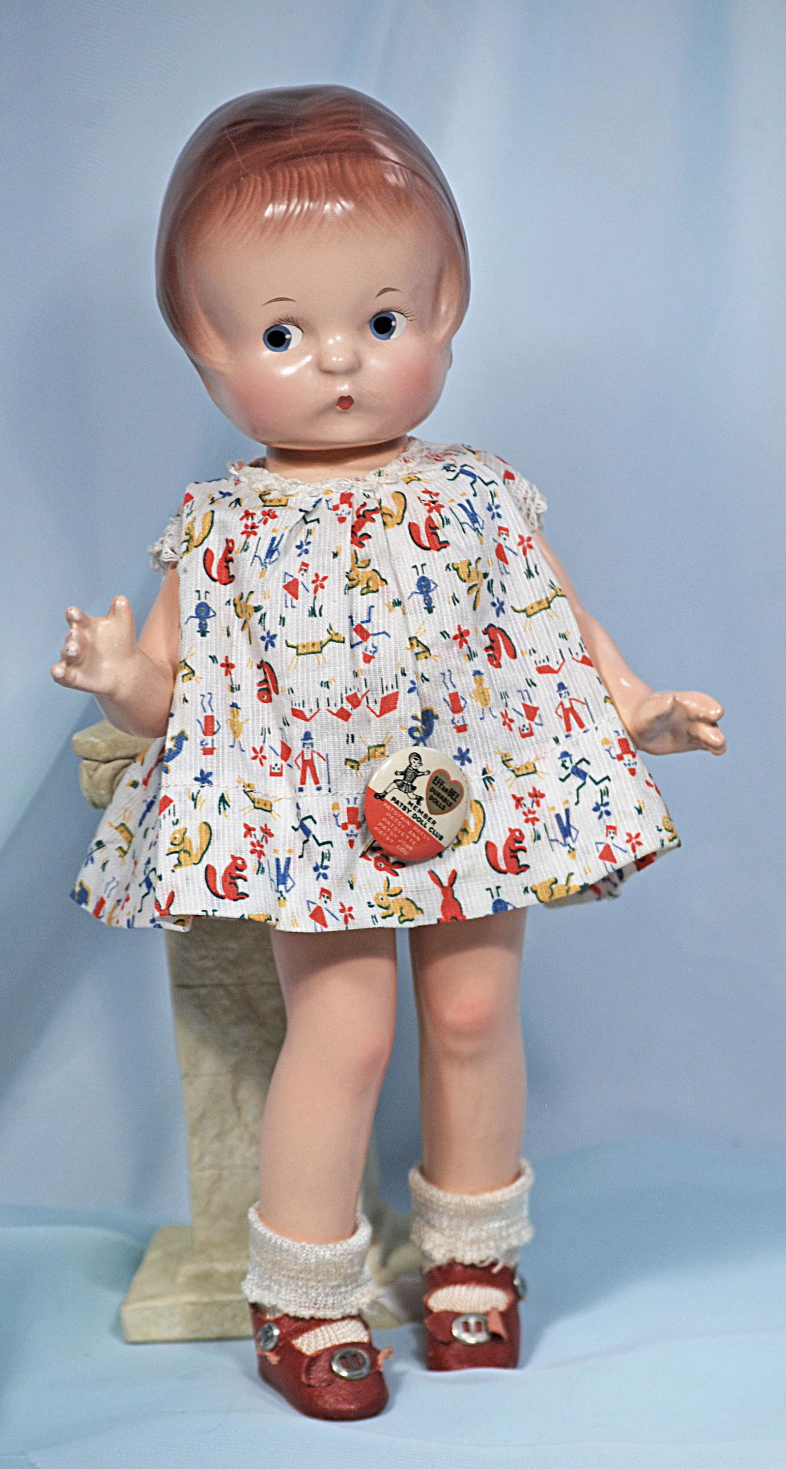 EFFANBEE BLUE-EYED PATSY JR. COMPOSITION DOLL (1 of 1)