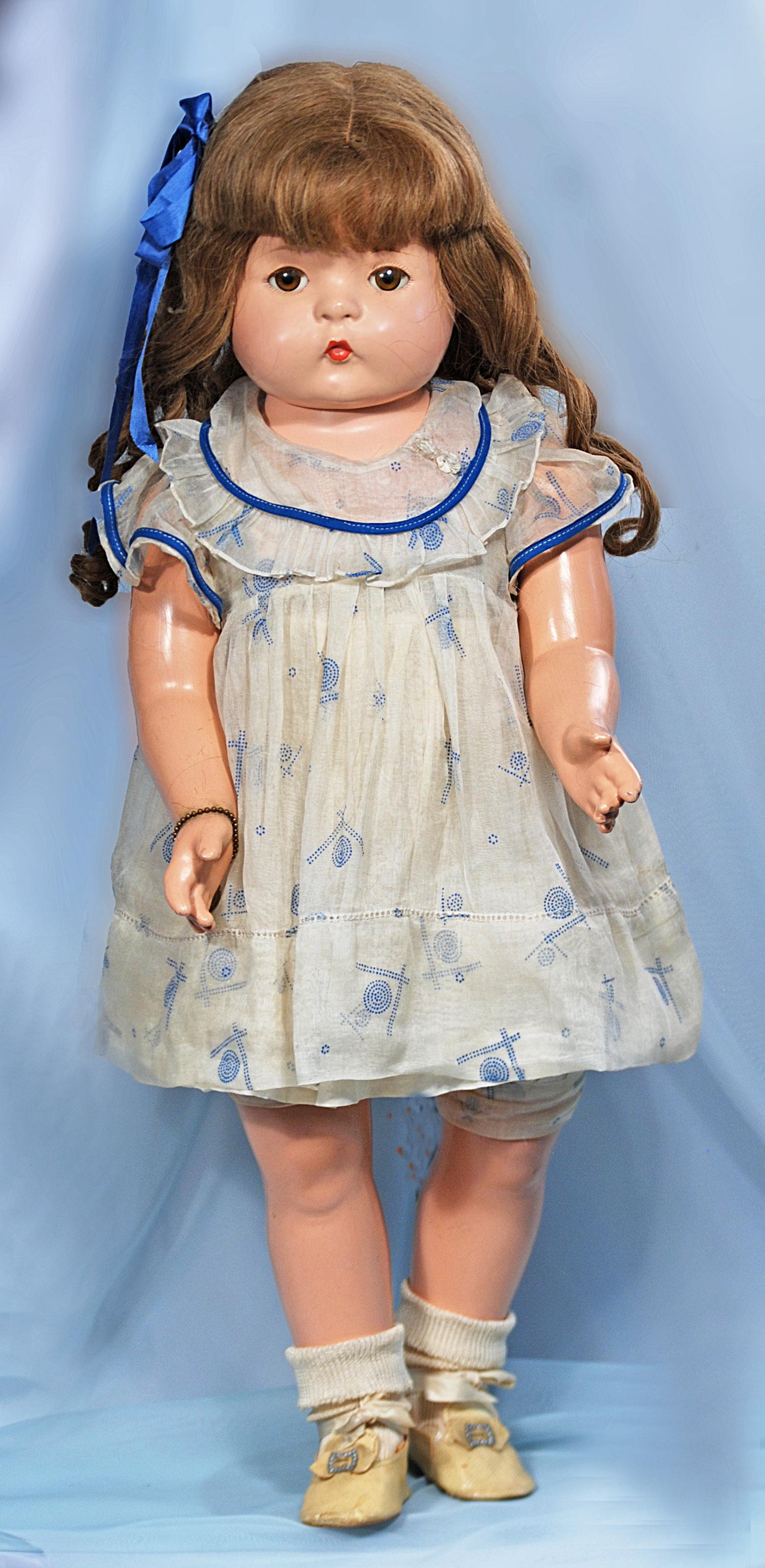 EFFANBEE COMPOSITION PATSY RUTH  IN ORIGINAL COSTUME (1 of 1)