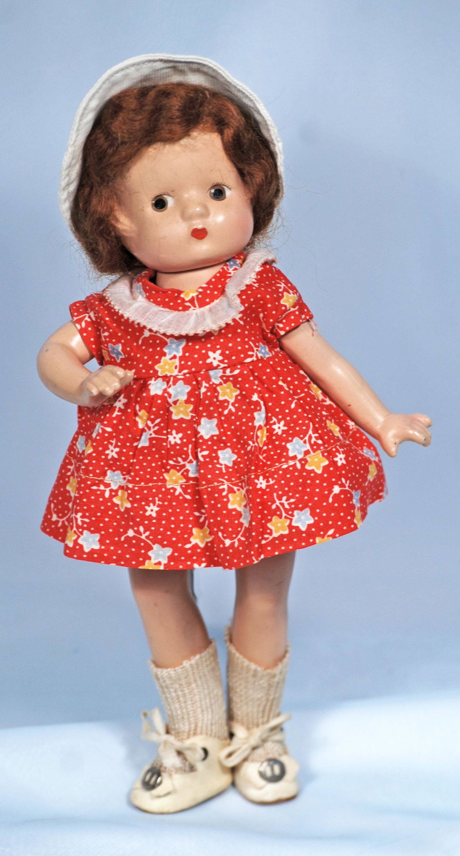 EFFANBEE COMPOSITION PATSYETTE WITH WIG (1 of 1)