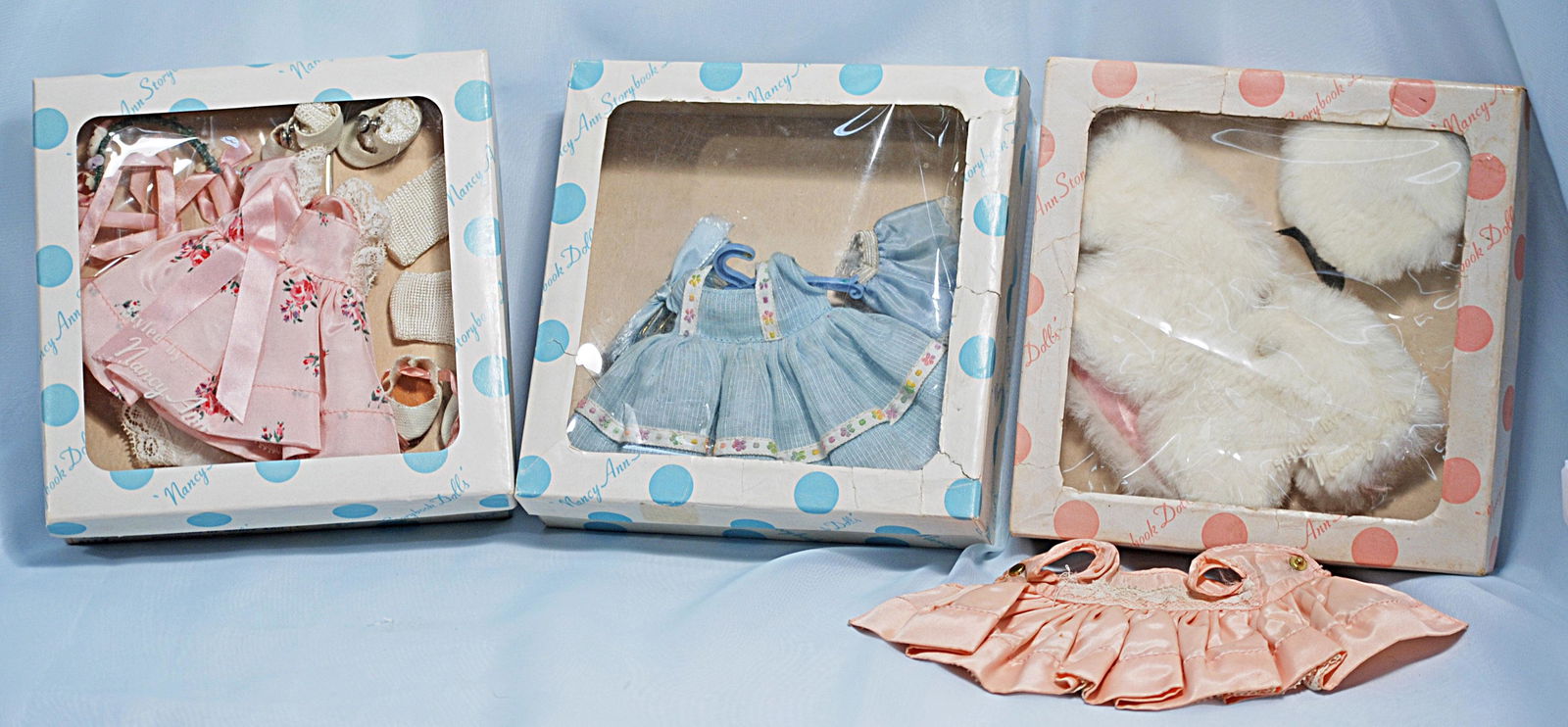 THREE BOXED FASHIONS FOR MUFFIE DOLLS (1 of 1)