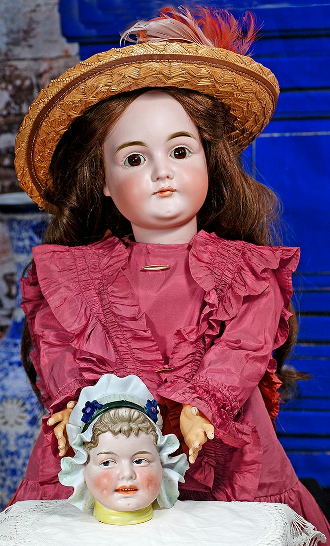 54.  GERMAN BISQUE CLOSED-MOUTH CHILD BY KESTNER. (1 of 3)