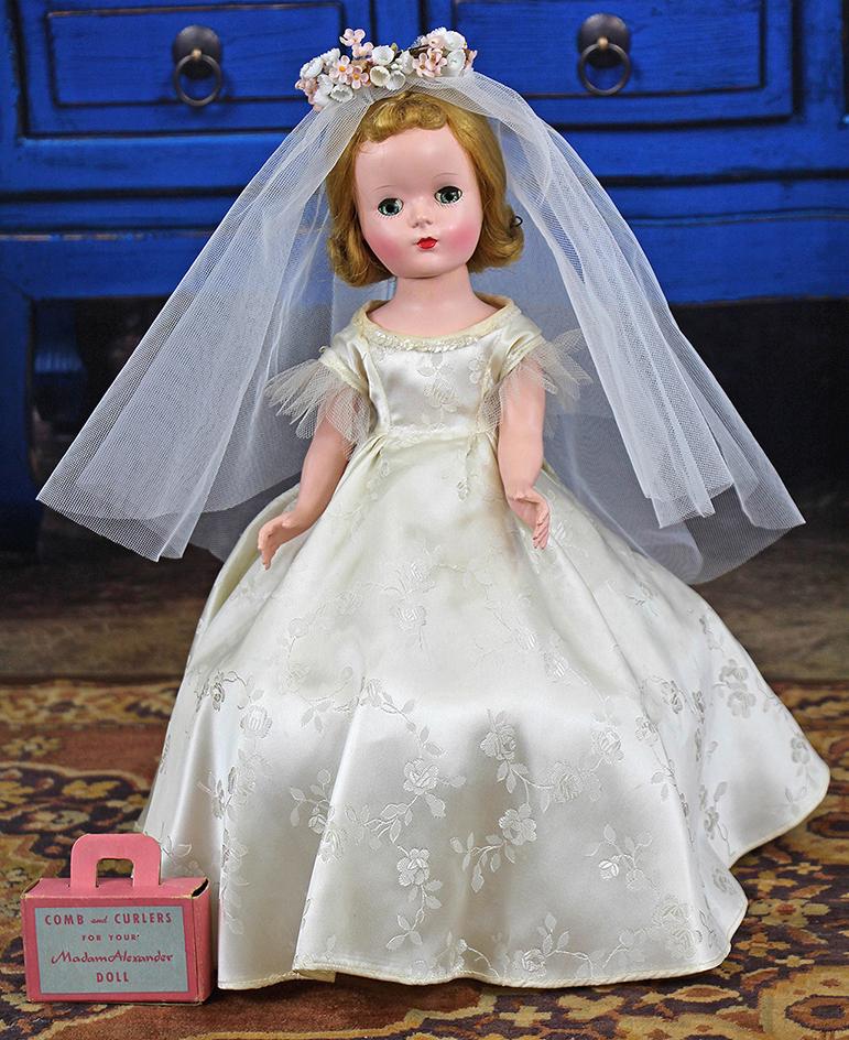 254. 1955 WENDY BRIDE BY MADAME ALEXANDER.  15”. (1 of 1)