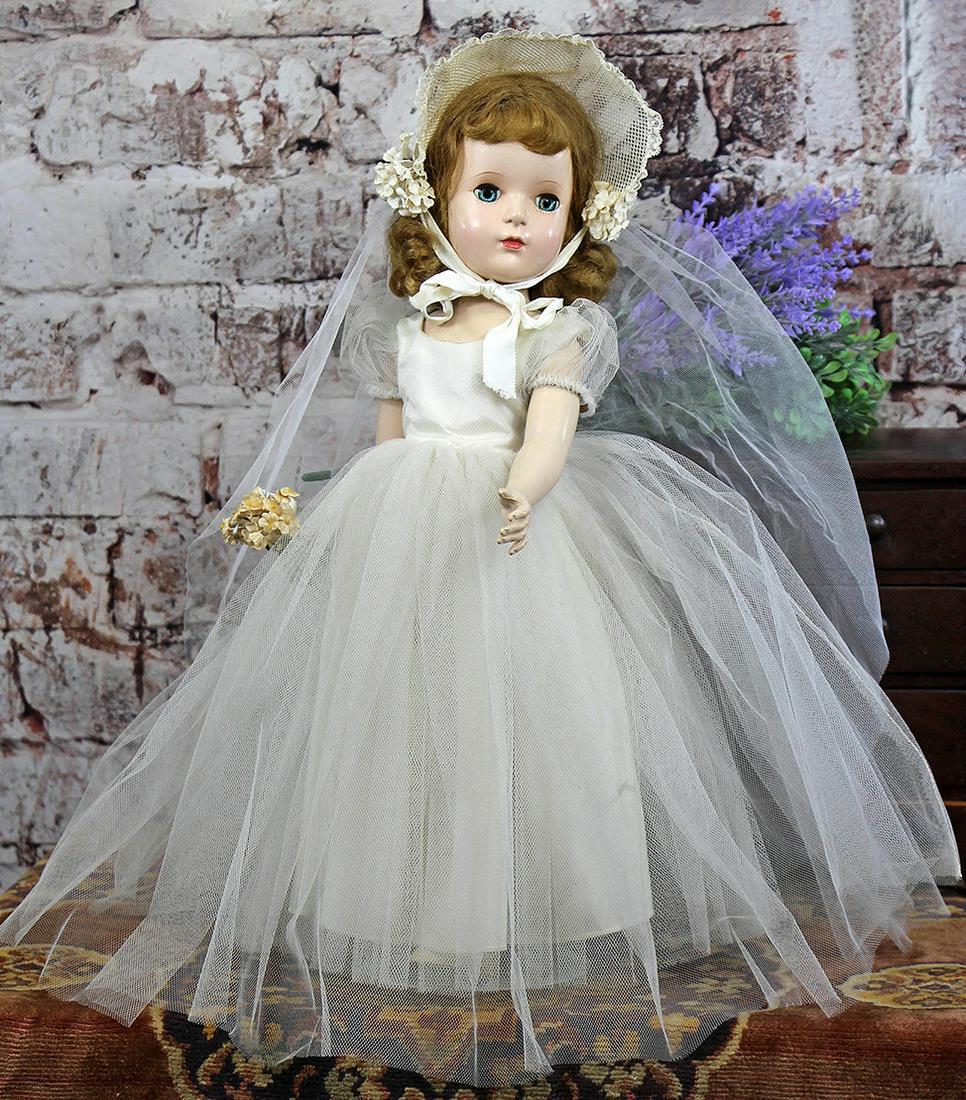 264A.  ALEXANDER 1953 WENDY BRIDE. 18". Hard plastic (1 of 1)