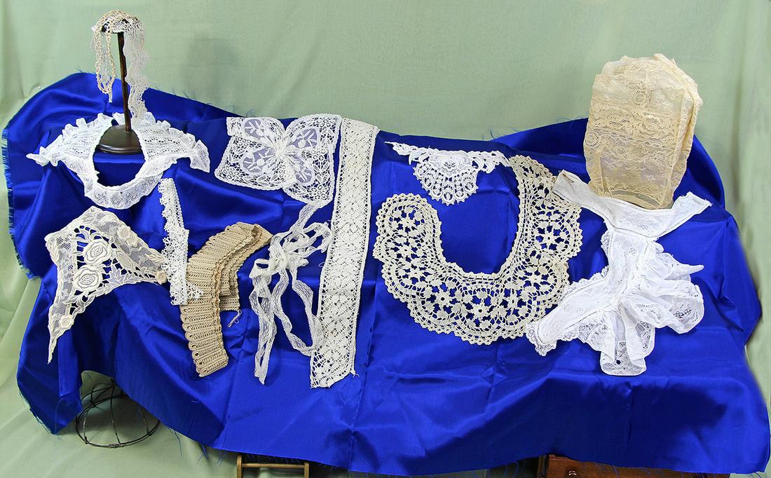 273.  GORGEOUS TAFFETTA, BROCADE, & SILK FABRICS & (1 of 2)