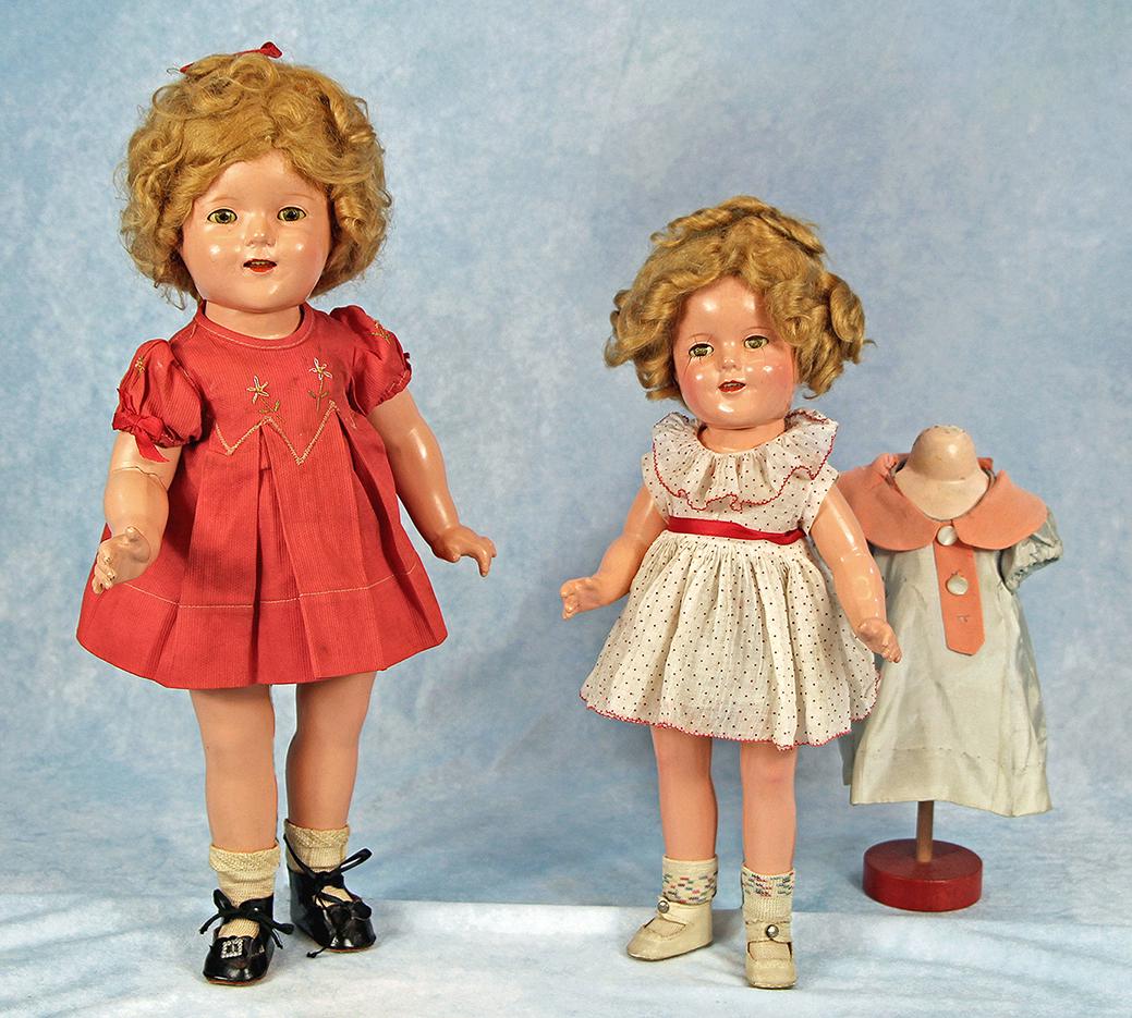 285. TWO IDEAL SHIRLEY TEMPLE DOLLS (1 of 1)