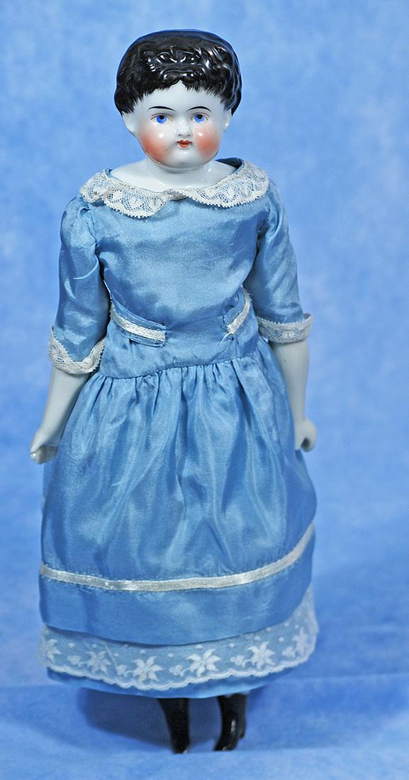 GERMAN PORCELAIN DOLL DEPICTING YOUNG LADY (1 of 2)