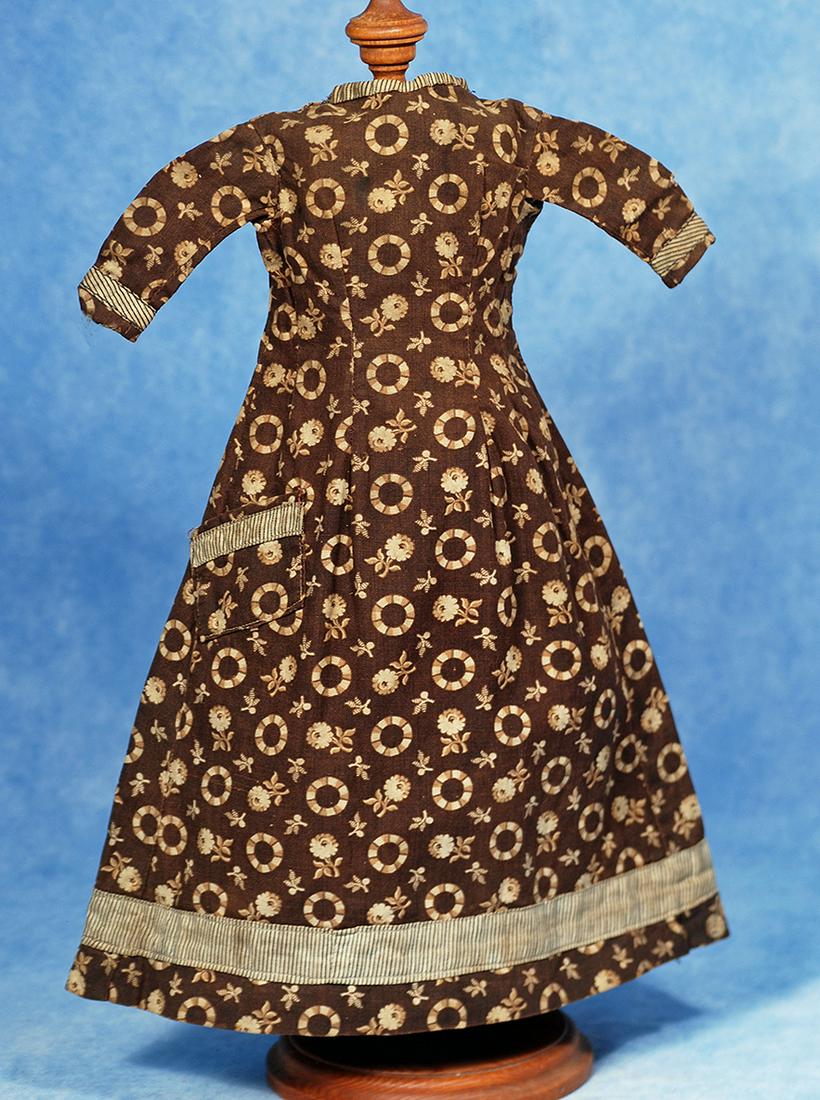 ANTIQUE COTTON DAY DRESS (1 of 1)
