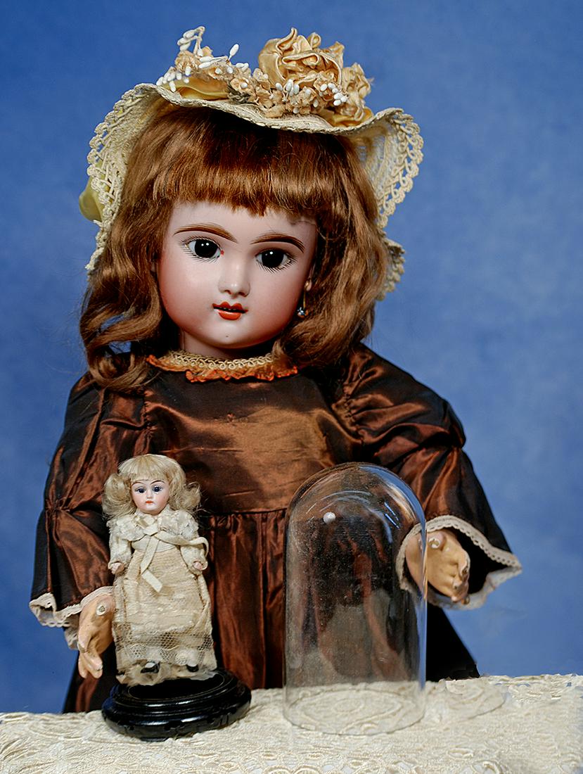 MINIATURE GERMAN ALL-BISQUE DOLL (1 of 2)