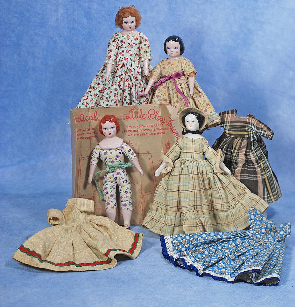 FOUR RUTH GIBBS “GODEY’S LITTLE LADY DOLLS” (1 of 1)