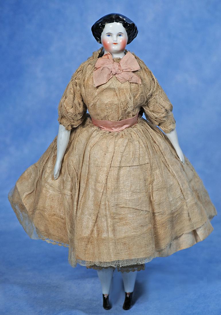 GERMAN PORCELAIN CHINA LADY IN ORIGINAL COSTUME (1 of 1)