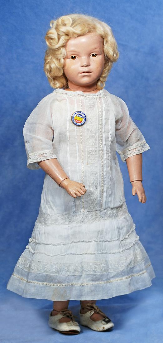 AMERICAN SCHOENHUT EARLY CARVED WOODEN MODEL 308 (1 of 2)