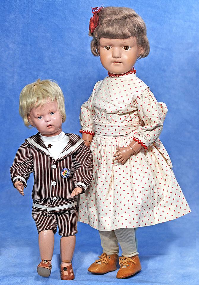 AMERICAN SCHOENHUT CARVED WOODEN BOY MODEL 107W (1 of 2)