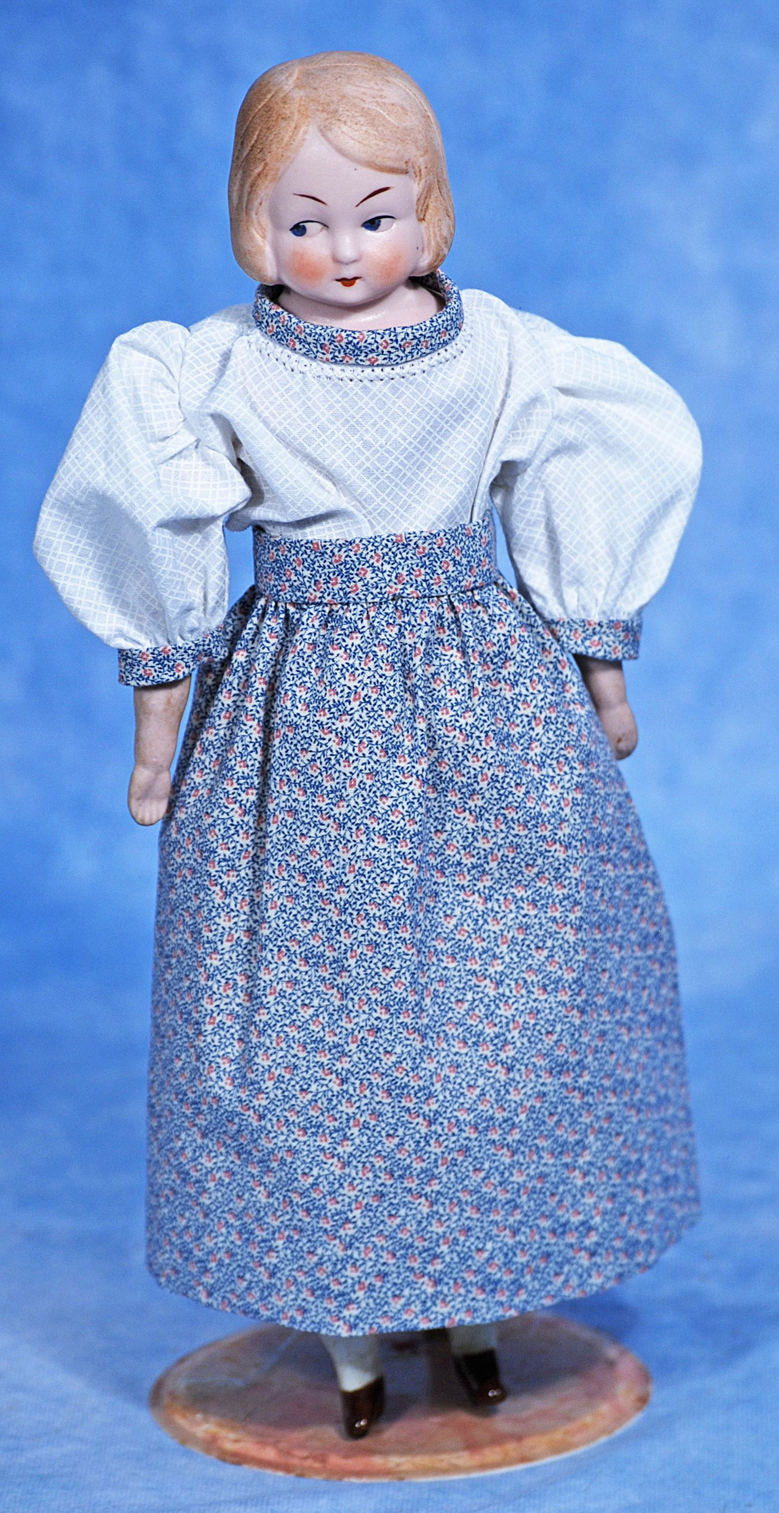 GERMAN BISQUE CHARACTER GIRL BY HERTWIG (1 of 1)