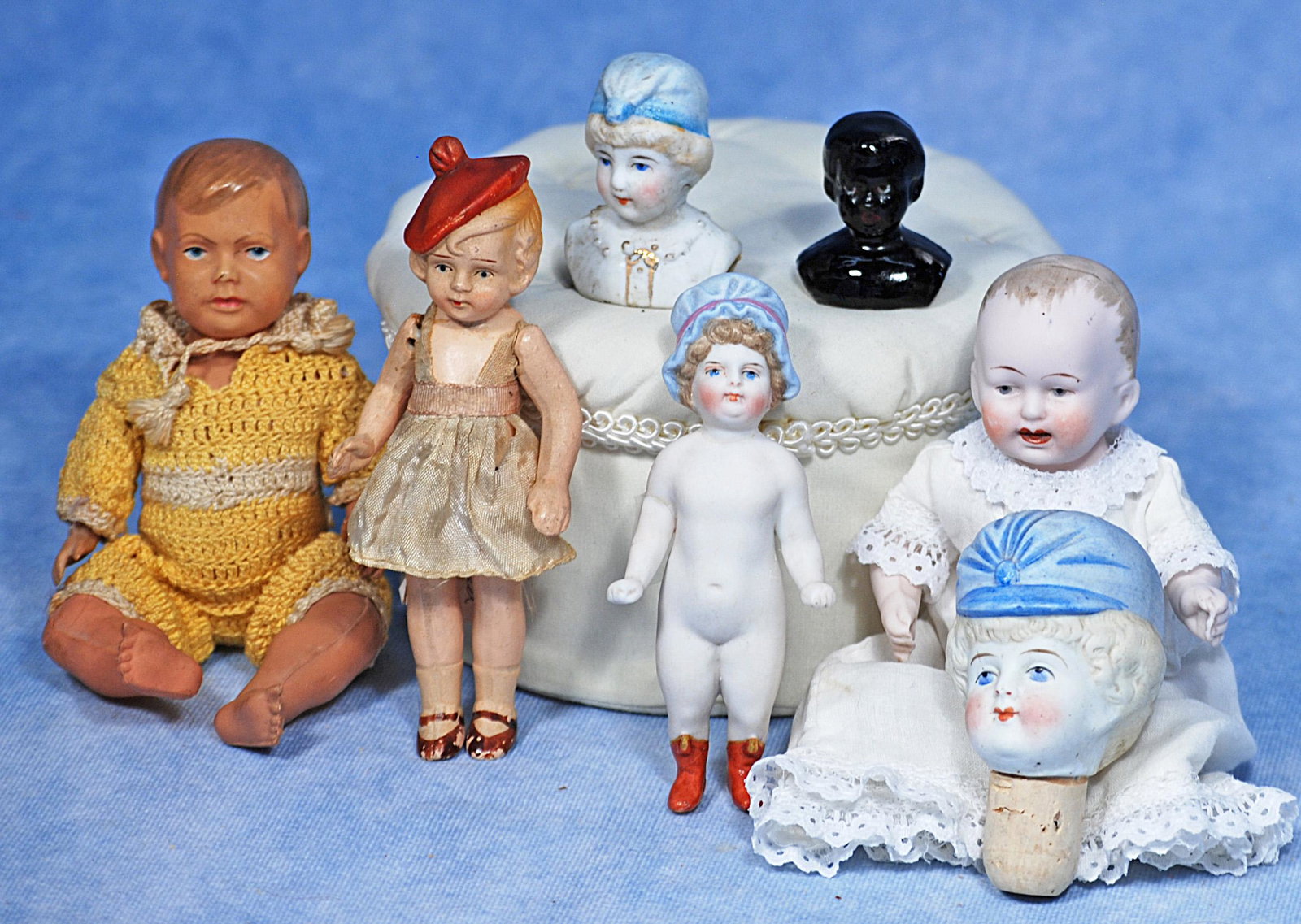 ASSORTED DOLLS, HEADS AND MISCELLANEOUS (1 of 1)