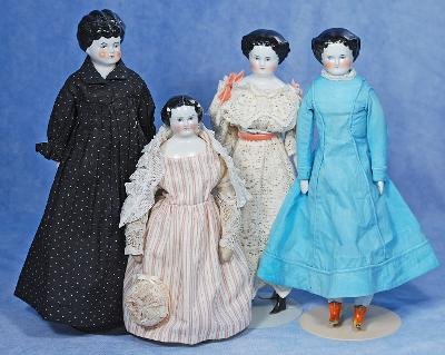 FOUR GERMAN CHINA DOLLS (1 of 1)