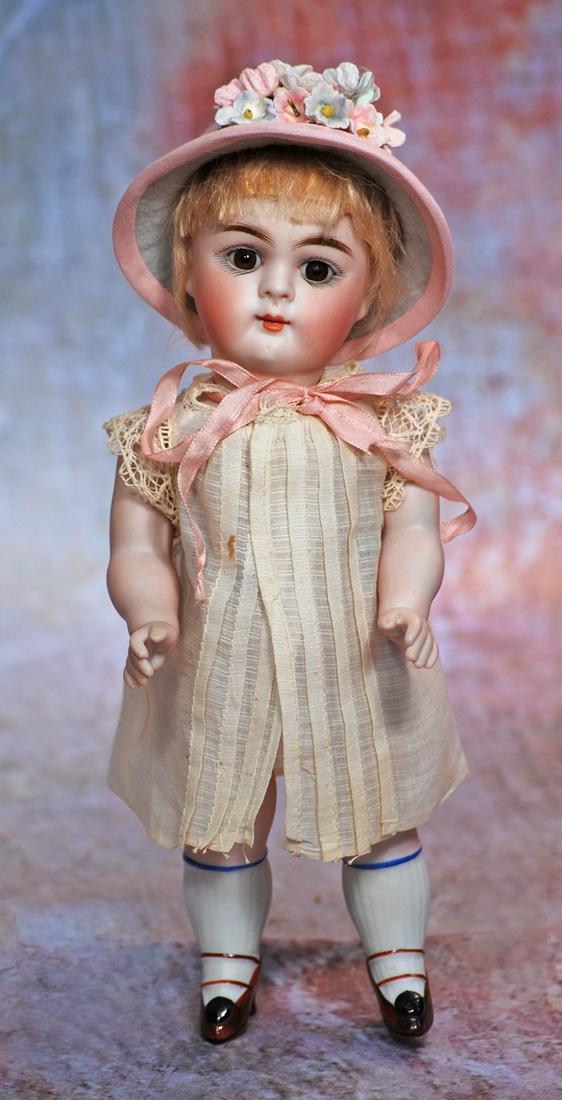 LARGE MODEL KESTNER ALL-BISQUE DOLL WITH SWIVEL NECK AND GLASS EYES (1 of 1)