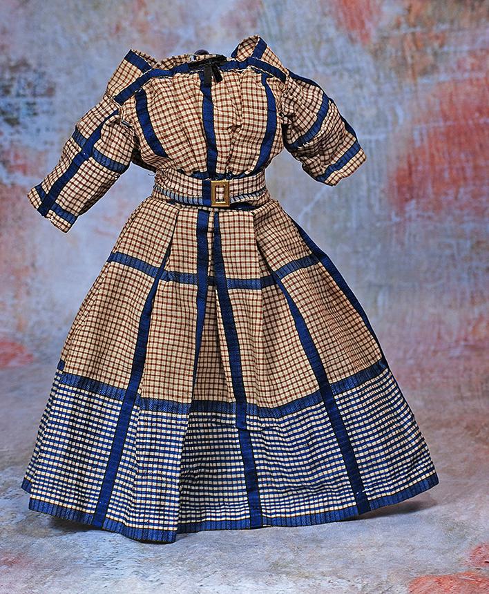 ANTIQUE SILK FASHION GOWN (1 of 1)