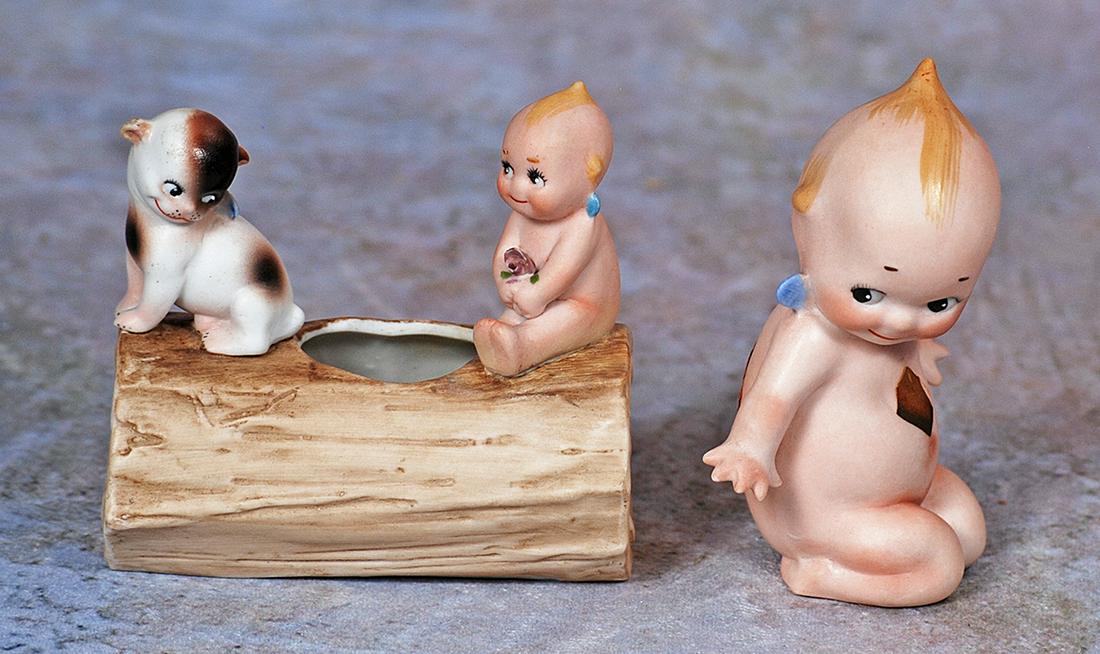 GERMAN BISQUE KNEELING KEWPIE (1 of 2)