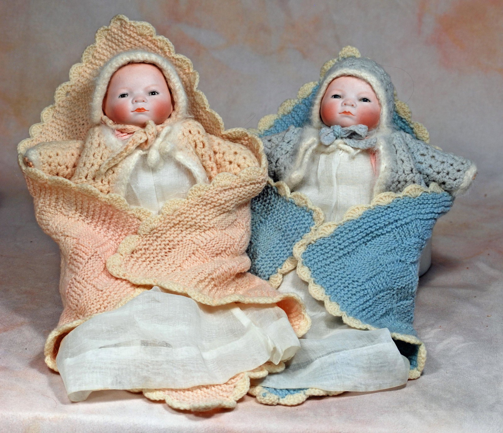 GERMAN BISQUE TWIN BYE-LO BABIES (1 of 1)