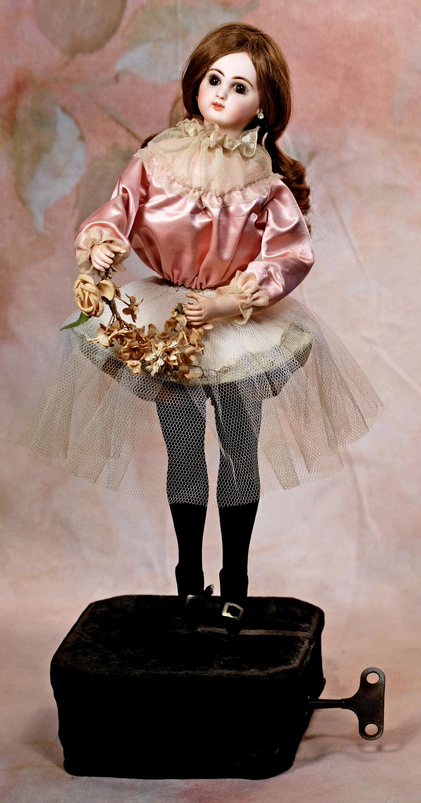 FRENCH BISQUE AUTOMATON OF “BALLERINA PIROUETTING” BY LAMBERT (1 of 3)