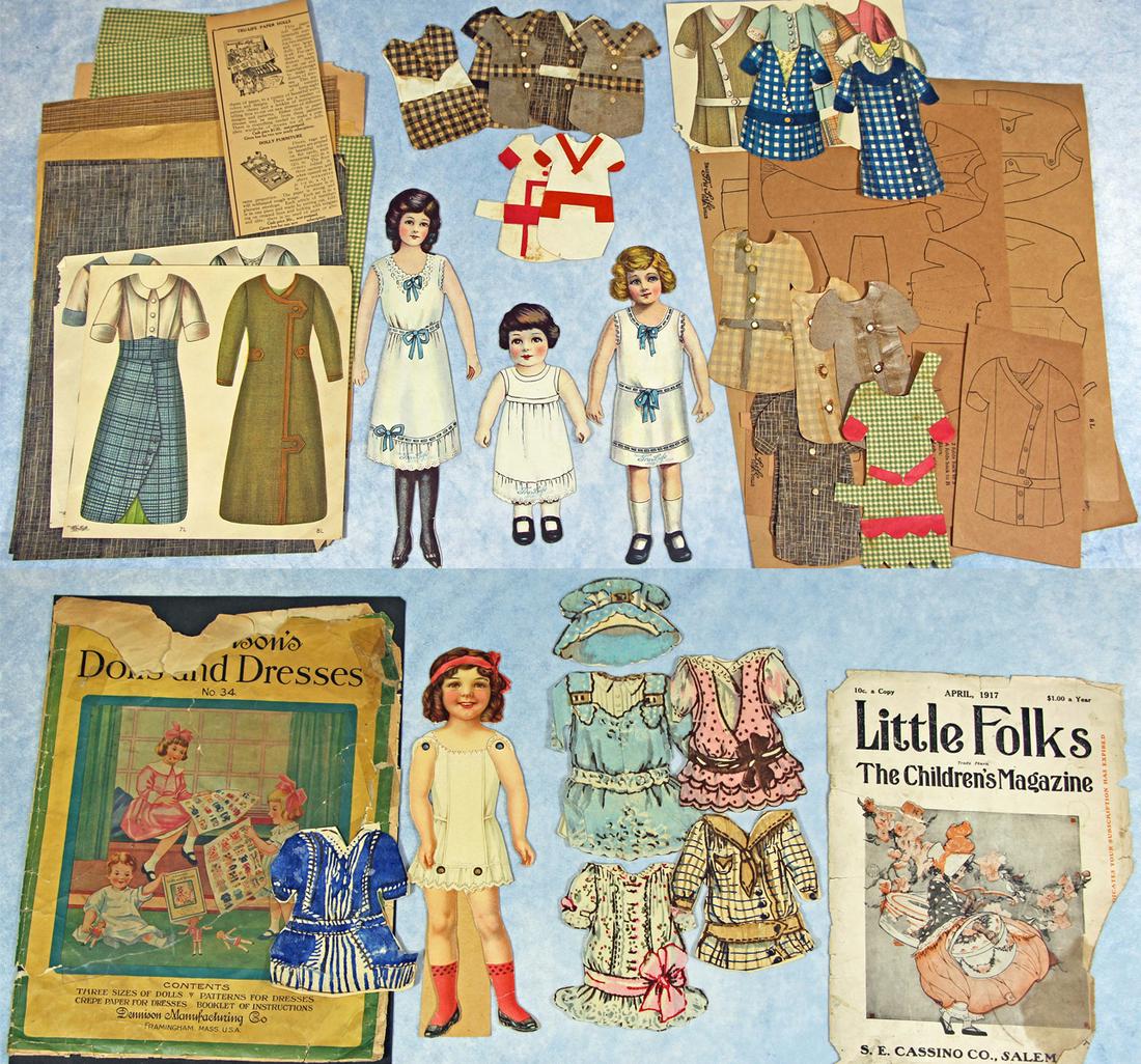 1914-1917 DENNISON AND TRU-LIFE PAPER DOLLS (1 of 3)