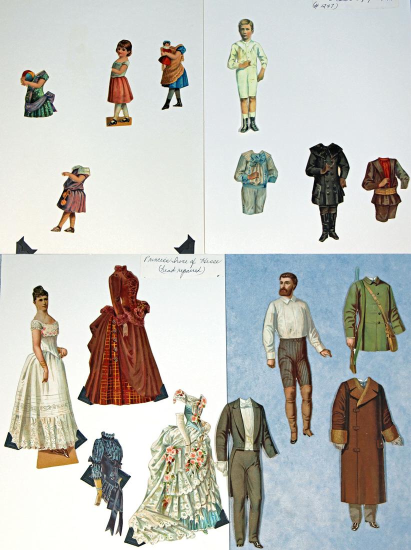 FAMOUS FACES 1880s PAPER DOLLS AND OLD PHOTOS (1 of 4)