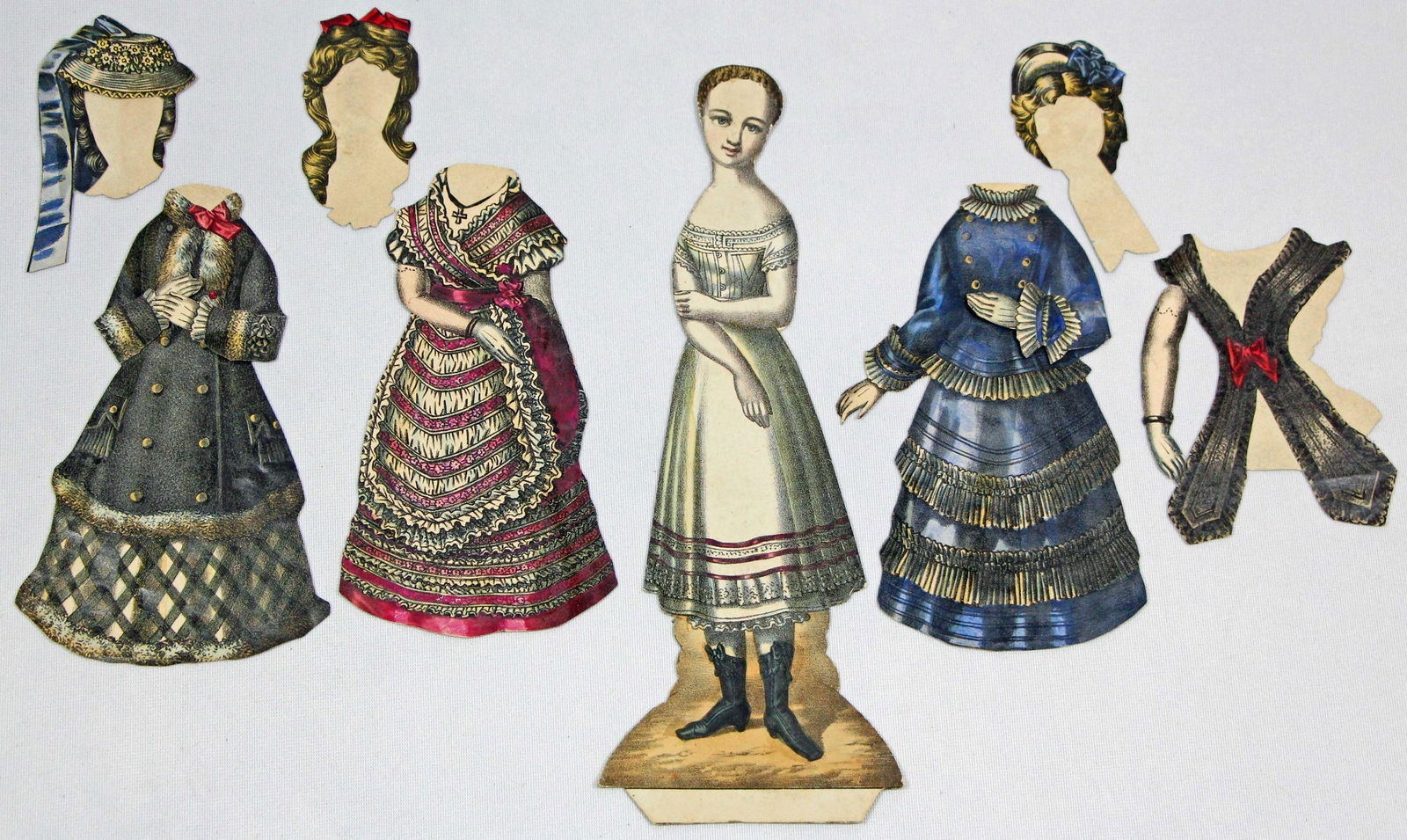 EARLY GERMAN LARGE PAPER DOLL (1 of 2)