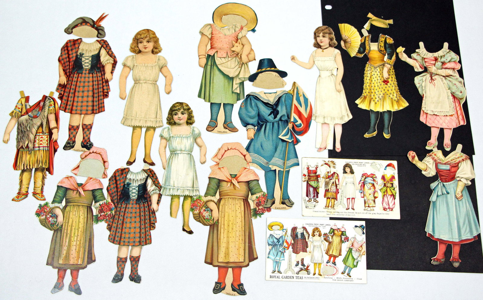 McLOUGHLIN "DOLLS FROM MANY NATIONS" PAPER DOLLS & POSTCARDS (1 of 1)