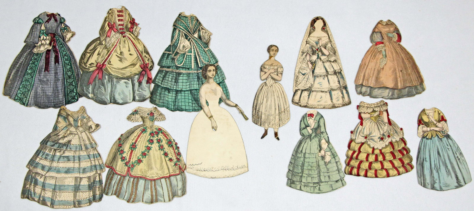 THE BRIDE & "AMERICAN LADY" McLOUGHLIN PAPER DOLLS (1 of 1)