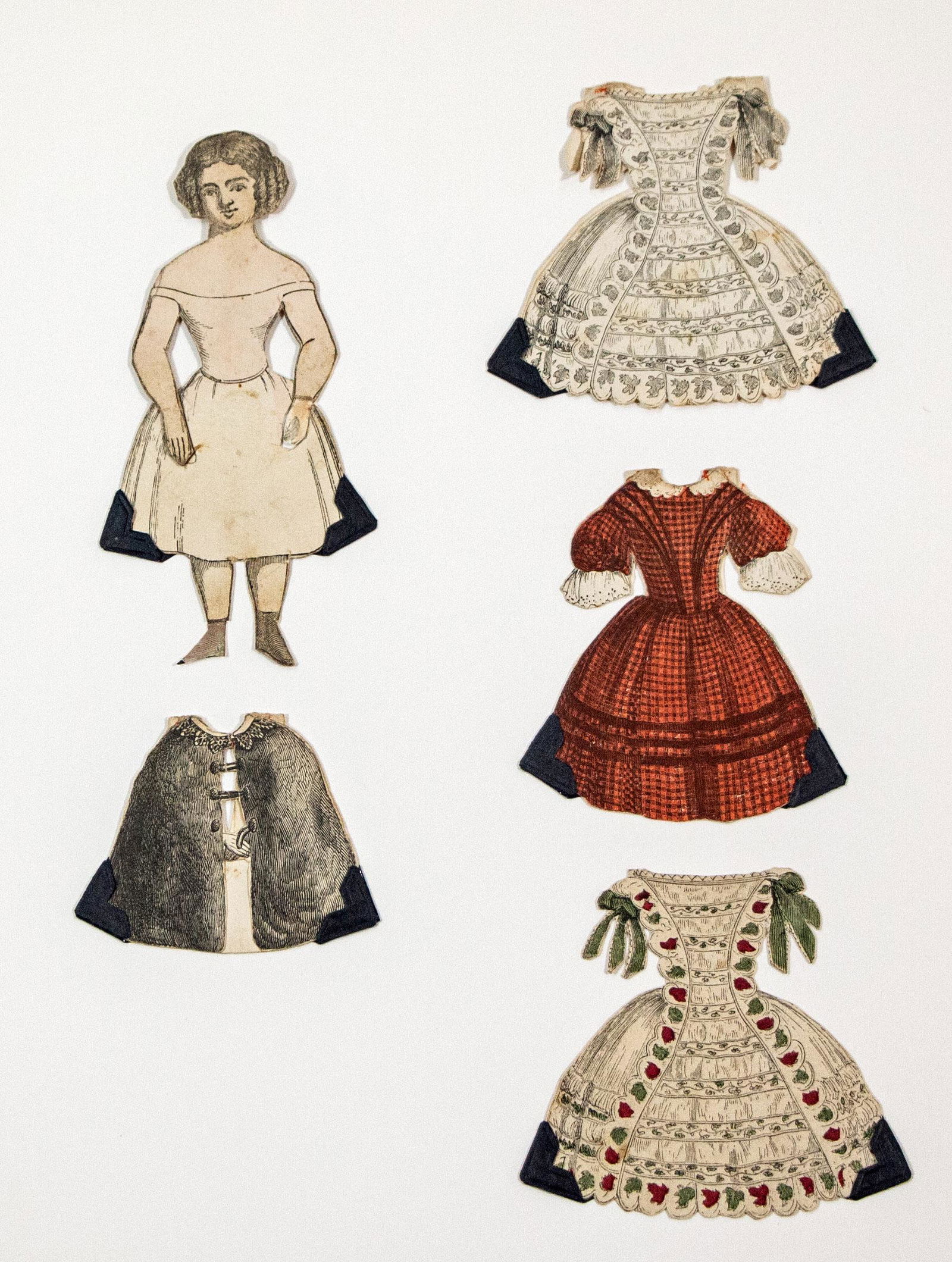 MISS FLORENCE No. 1 PAPER DOLL BY CLARK, AUSTIN & SMITH, c. 1860s (1 of 1)