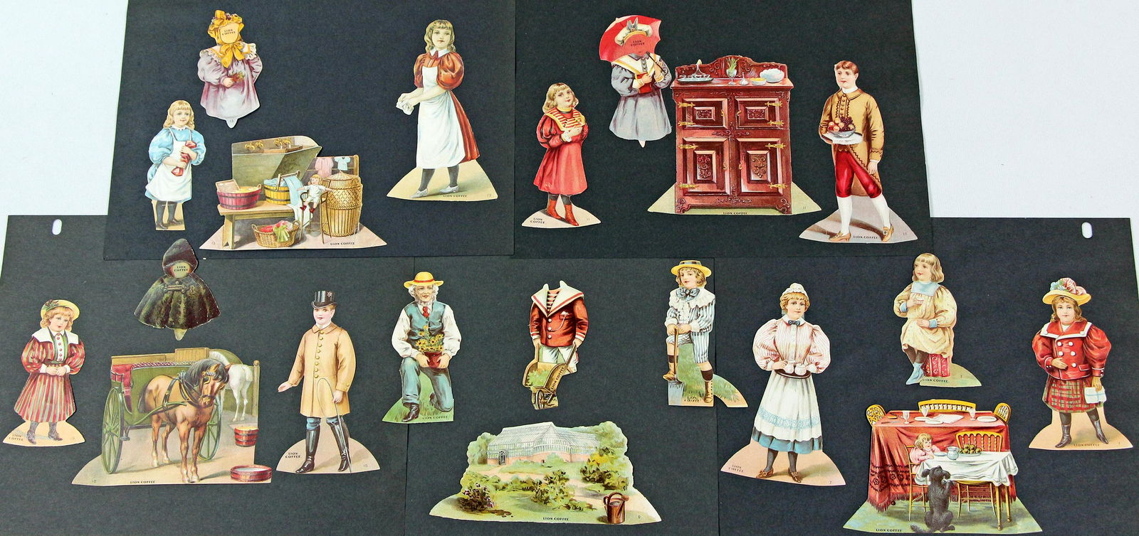 LION COFFEE "DOLL HOUSE" SERIES SET (1 of 3)