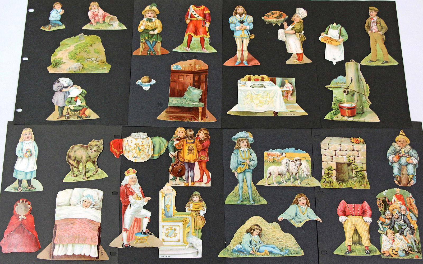 LION COFFEE "NURSERY RHYME" SERIES SET (1 of 2)