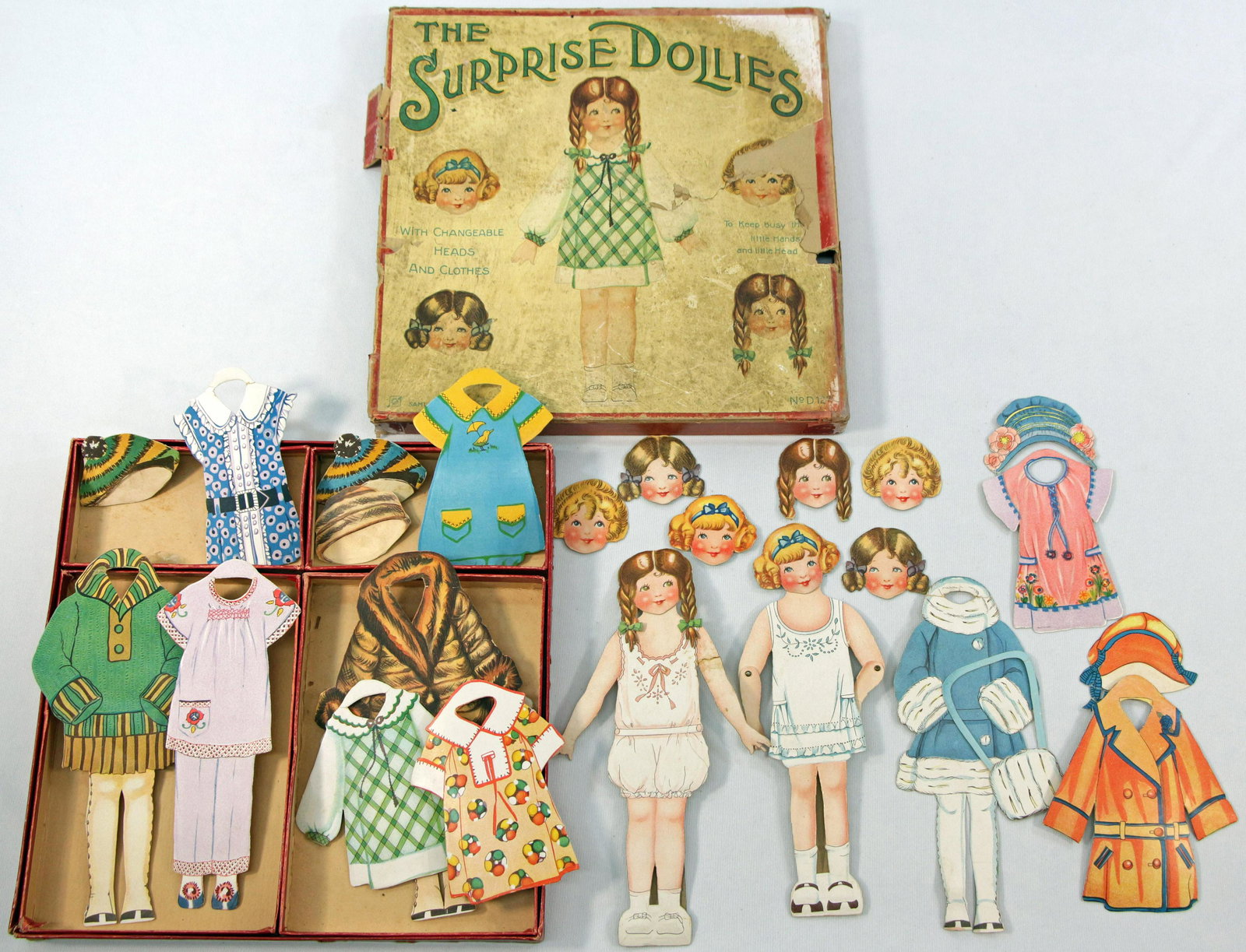 RARE ORIGINAL BOXED SET "THE SURPRISE DOLLIES" BY GABRIEL. (1 of 1)