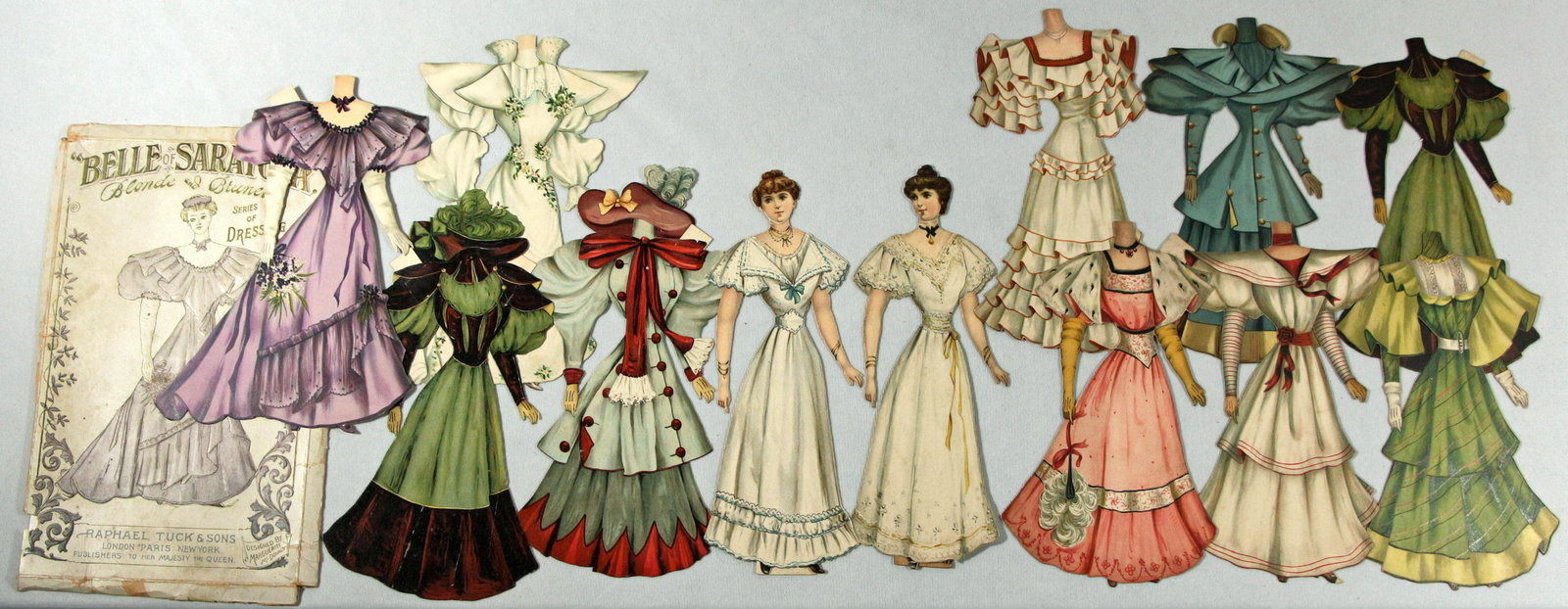 TWO PAPER DOLLS SETS, ARTISTIC SERIES, BY RAPHAEL TUCK (1 of 2)