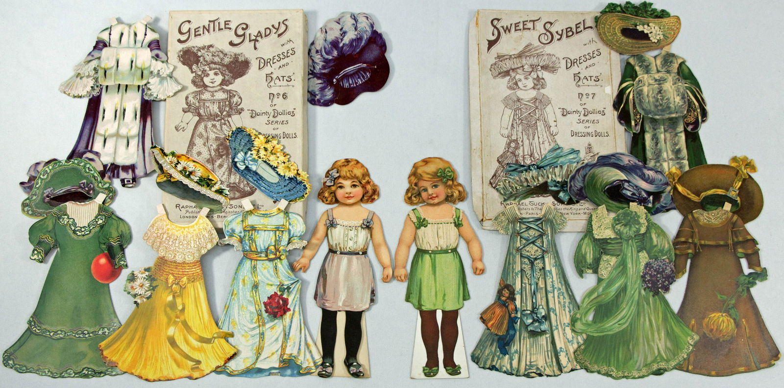 TWO "DAINTY DOLLIES" BOXED SETS BY RAPHAEL TUCK (1 of 2)