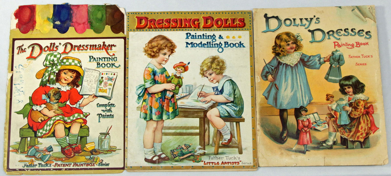 THREE PAINTING BOOKS BY RAPHAEL TUCK. (1 of 4)