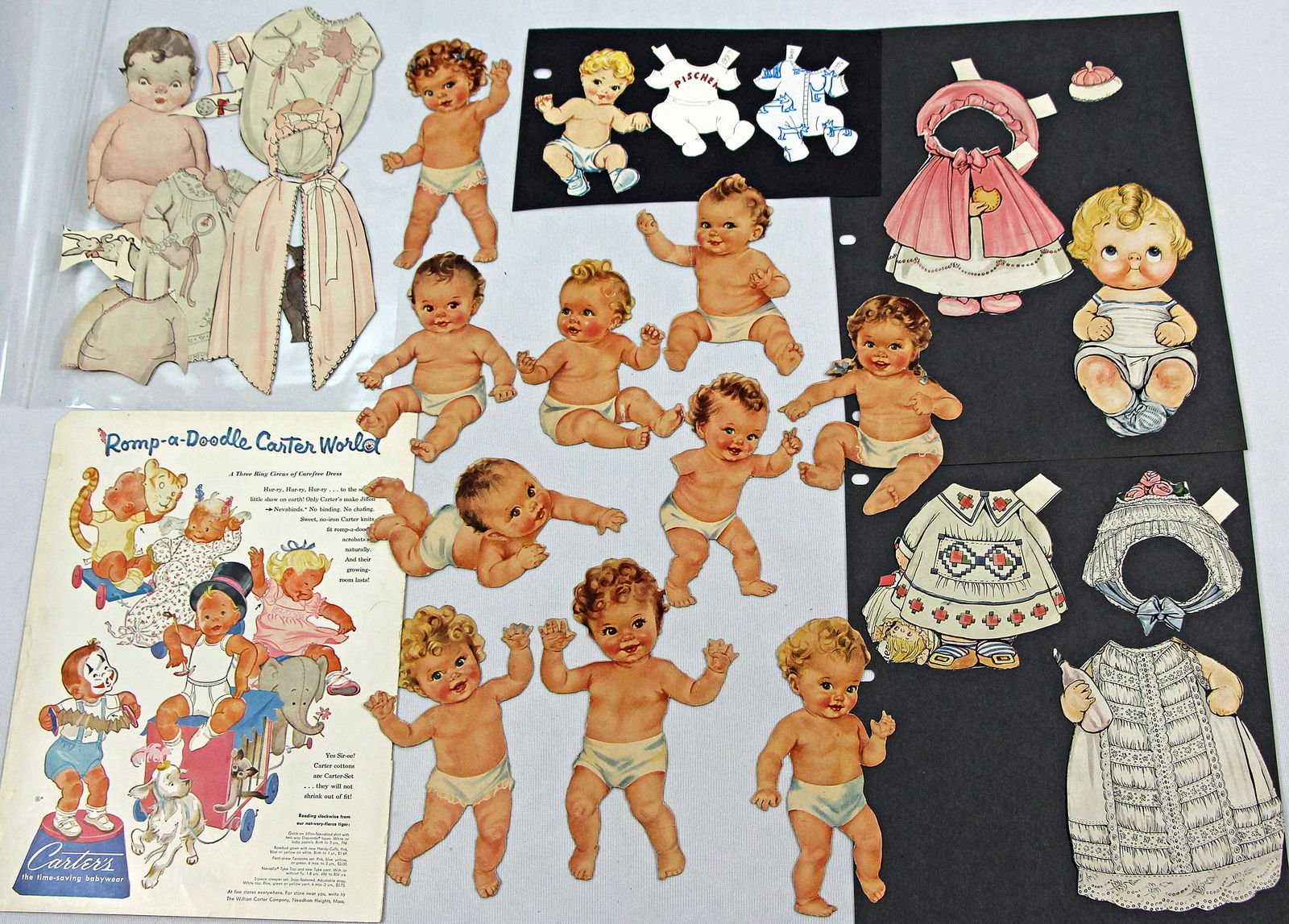 PAPER DOLLS AND BABY BOOKS, EARLY/MID 1900s (1 of 3)